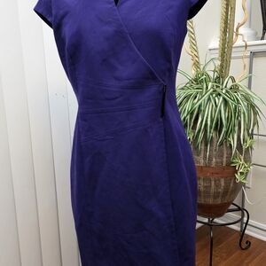 Calvin Klein Deep Purple Midi Dress